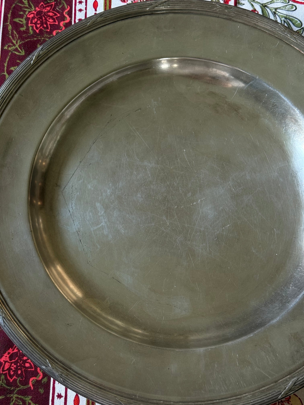 extra large 1940s Christofle silver serving platter