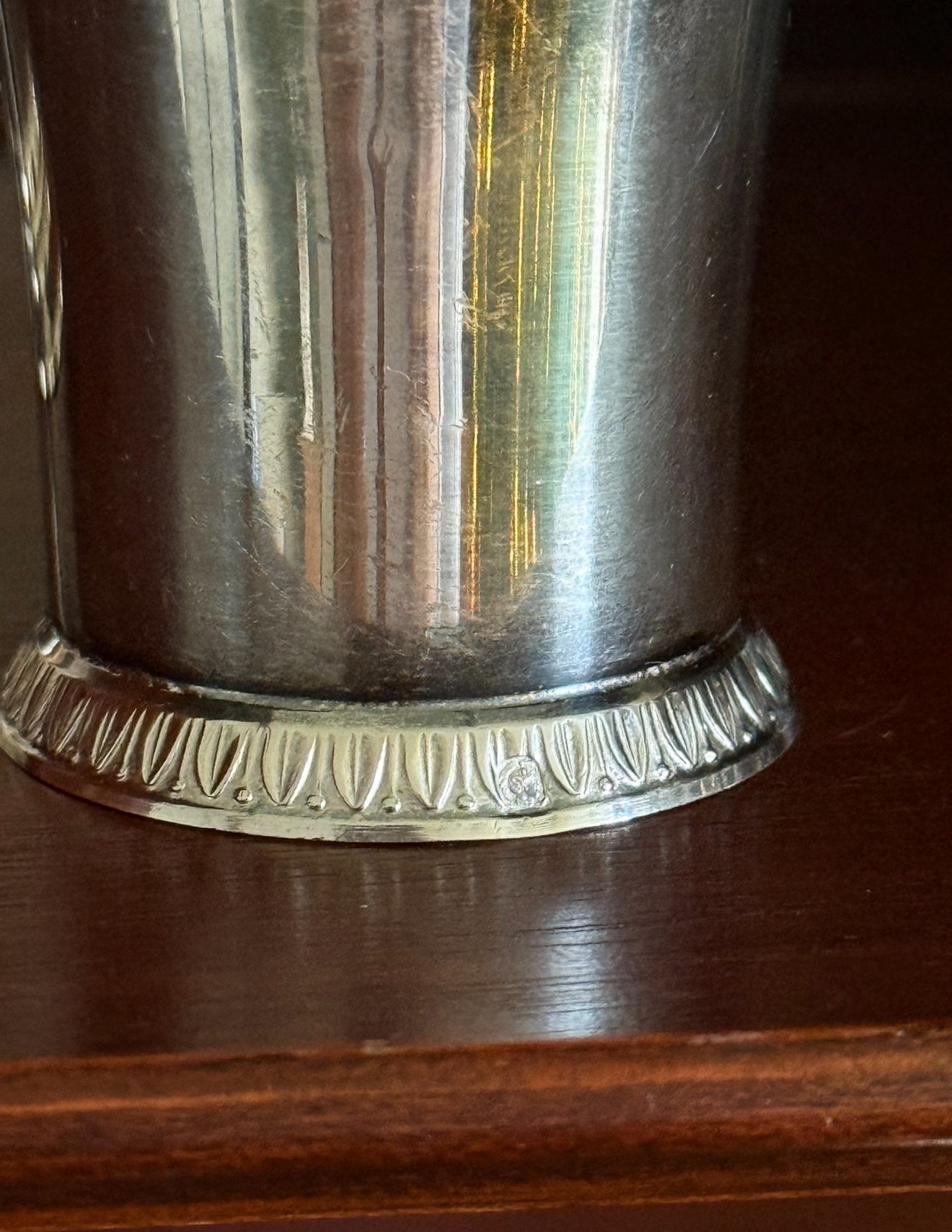 vintage French 1950s Pierre Maeght Paris solid silver timbale trophy cup