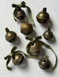 19th century french sheepdog bells, set of two
