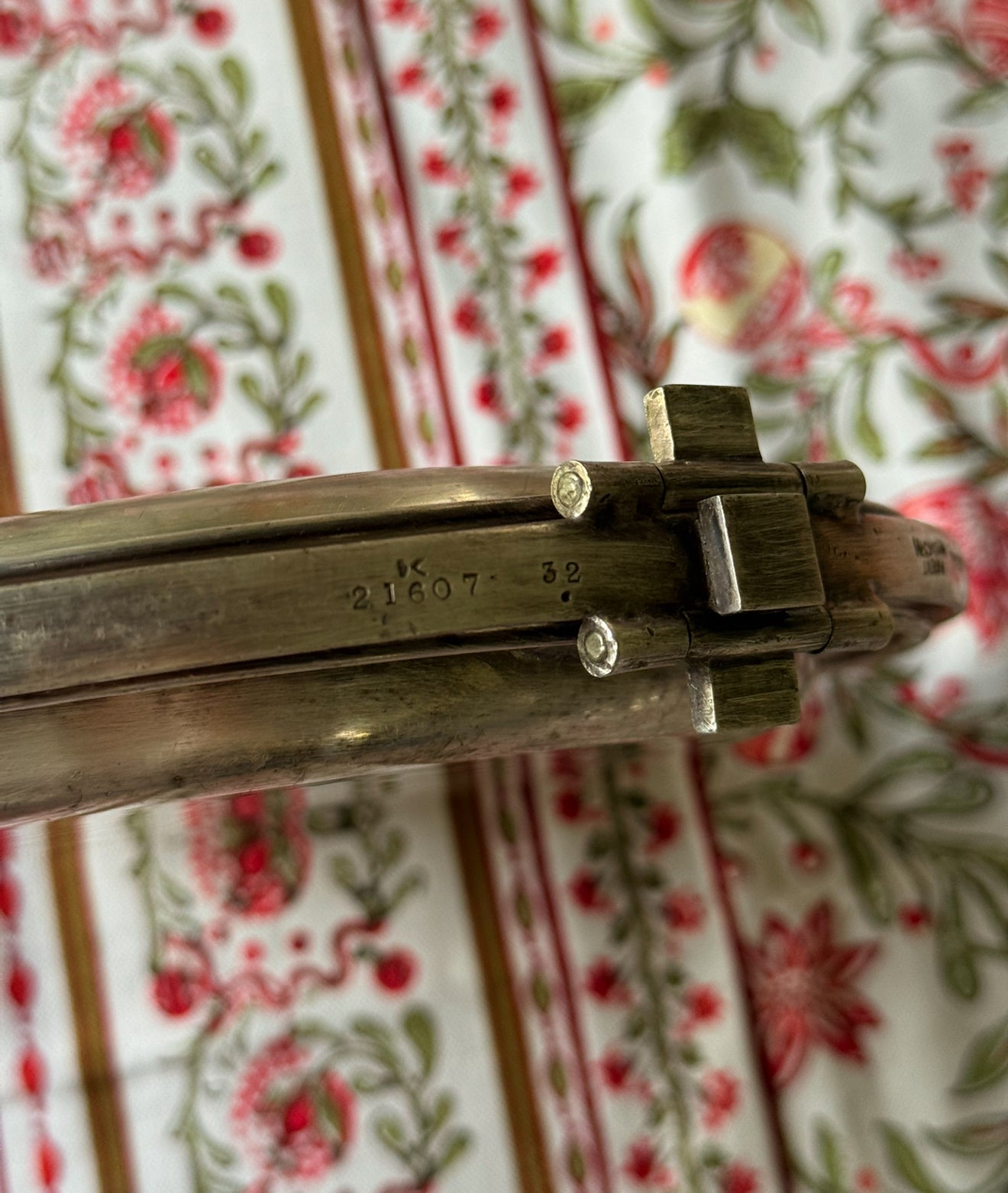 rare 19th century Henin & Hartz Paris silver plate folding dessert "gueridon" tray