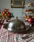 vintage 1930s French hotel silver food dome